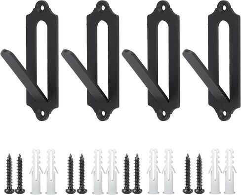 4 Pack 4.1"x1.4" European Mount Skull Hanger, Stainless Steel, 100% Stainless Steel, Wall Mount, Industrial, Deer, Mule, Antelope, Coyote, Small Game Animals in Saudi Arabia