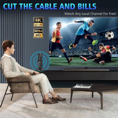 2026 TV Antenna,TV Antenna for Local Channels with 4500 Miles Range,Digital TV Antennas Support 8K 4K 1080P All TVs,Smart TV Antenna Easy Installation 360° Reception-HDTV TV Antenna Indoor 35ft Coax in Saudi Arabia