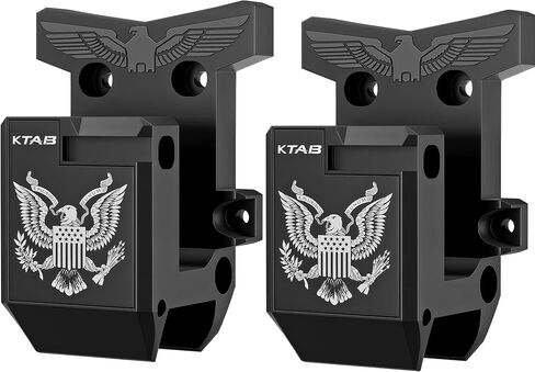 KTAB AR 15 Wall Mount for .223/5.56 Rifle, Heavy Duty AR Wall Mount with Magazine Holder, Gun Wall Mount for Rifle Horizontal or Vertical Storage & Display in Saudi Arabia