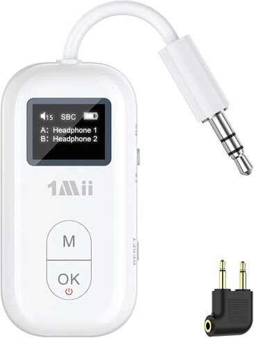 1Mii SafeFly Pro Airplane Bluetooth Adapter for AirPods Wireless Headphones in Kuwait