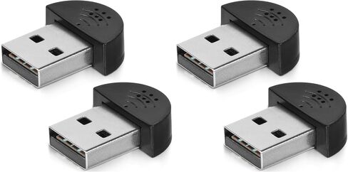 ميكروفون صغير KISEER قطعتين USB 2.0، توصيل وتشغيل الكمبيوتر المحمول/سطح المكتب لـ Skype وMSN وYahoo Recording وYouTube والبحث الصوتي من Google والألعاب in Kuwait