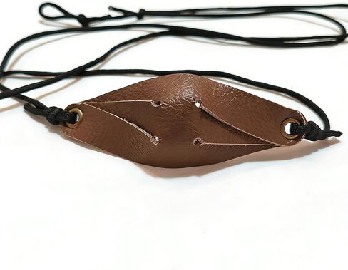 Pan Shepherd Sling for Rock Throwing,Outdoor Survival Skill Tool with 2.4M 9-Core Paracord & Durable Handcraft Leather Pouch David Slingshot for Adults Beginners in Saudi Arabia