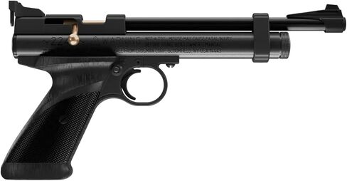 Crosman 2240 Bolt Action Single-Shot .22 Caliber CO2 Air Pistol - 460 FPS – Black | Improved Bolt Design - Rifled Steel Barrel - Ambidextrous Grip in Saudi Arabia