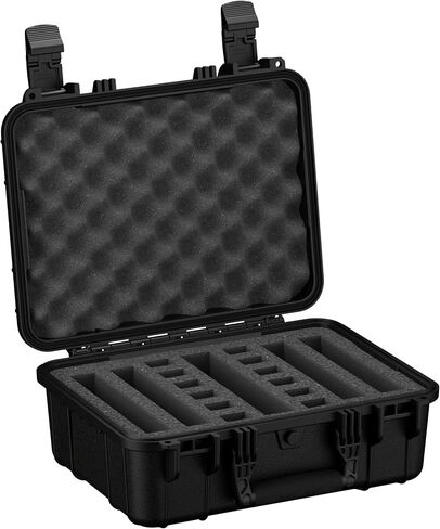 Condition 1 Waterproof Hard Gun Case, Model 179, 4 Pistol Slots 12 Mags, TSA Approved Lockable Firearm Storage Case, IP67 Waterproof, Made in USA | 12 Mags, TSA Approved Lockable Firearm Storage Case, IP67 Waterproof, Made in USA in Saudi Arabia