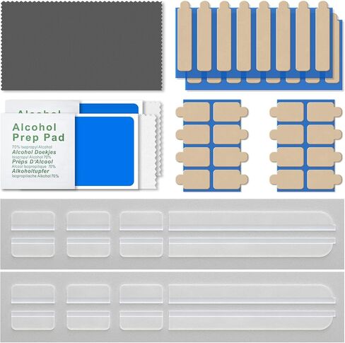 Privacy Screen Adhesive Strips and Slide Mount Holder Tabs for Computer Monitors and Laptops - Easy On-Off Your Security Filter with Replacement Kit for Monitor Laptop Privacy Protector in Saudi Arabia