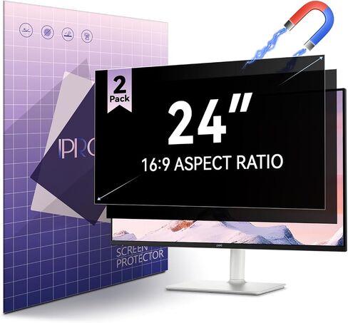 IPROKKO Laptop Privacy Screen 14 Inch 16:9 Aspect Ratio Computer | Removable Anti Glare&Scratch, Blue Light Filter Private Shield, Spy Protector for 1920x1080 HP Dell Lenovo Acer Asus Monitor in Saudi Arabia