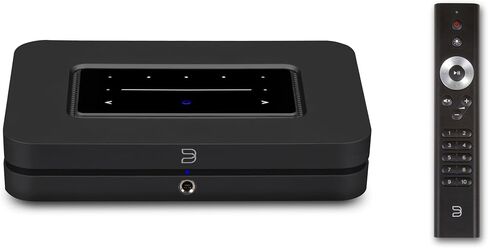 Bluesound Node (2024 Model) Wireless Music Streamer with RC1 Remote (Black) - Combo Bundle in Saudi Arabia