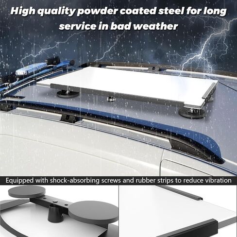 Starlink Standard 4/4X Mount, Starlink Gen 3/4 Roof Mount, Magnetic | Quick Release Flat Magnet Mount, Starlink Standard 4 Dish Mounting Kit for RV, Van, Boat, Truck, Four-Sided/Rubber Protection in Kuwait