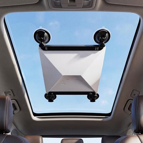 Starlink Mini Suction Cup Mount | for Car Sunroof Window|Strong Grip|No Tool Install|2 Spare Suction Cups|All-Weather Stability for RVs, Trucks, Boats& Camping in Saudi Arabia