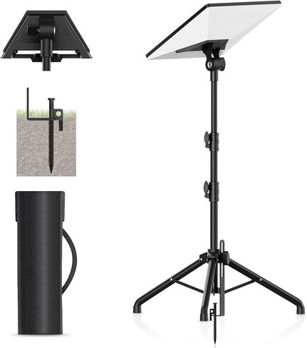 Starlink Mini Tripod Mount with Adapter, 270° Tilt Angle Adjustable Starlink Mini Kit, Height Adjustable Starlink Mount, Ground Nail Design, for Outdoor Camping, Travel, Rv (Balck) in Saudi Arabia