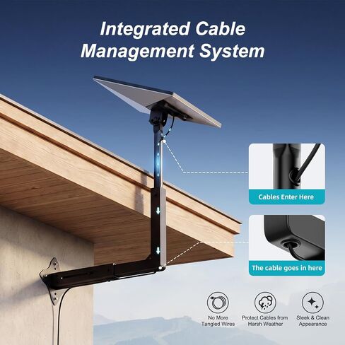 Starlink Mini Mount, Adjustable Starlink Mini X Wall Mount | Wall Mount for Starlink Mini with Telescoping Arm, Rustproof, Weatherproof for Concrete/Wood Walls, Starlink Mounts for Mini in Saudi Arabia