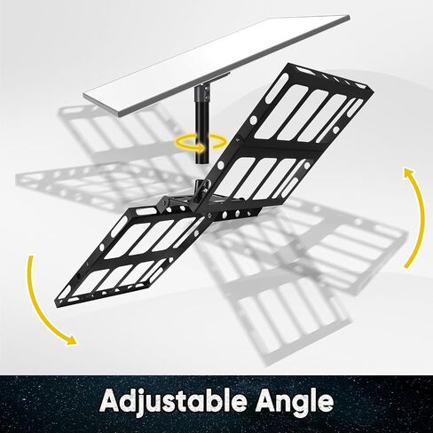 Gen 3 Roof Mount for Starlink, Adjustable Starlink Roof Mount, No Drilling Required Starlink Standard Kit, Include Pipe Adapter in Saudi Arabia