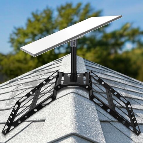 Gen 3 Roof Mount for Starlink, Adjustable Starlink Roof Mount, No Drilling Required Starlink Standard Kit, Include Pipe Adapter in Saudi Arabia