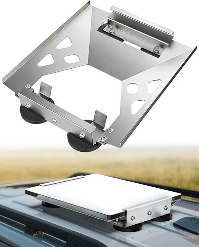 Starlink Mini Magnetic Car Roof Mount, Secure Side-Enclosed Design, Quick-Release & 1.7“ Low-Profile, 220 lbs Strong Magnet, Scratch & Weather-Resistant,Perfect for Car, RV, Van,Camping &Boat (Black) in Saudi Arabia