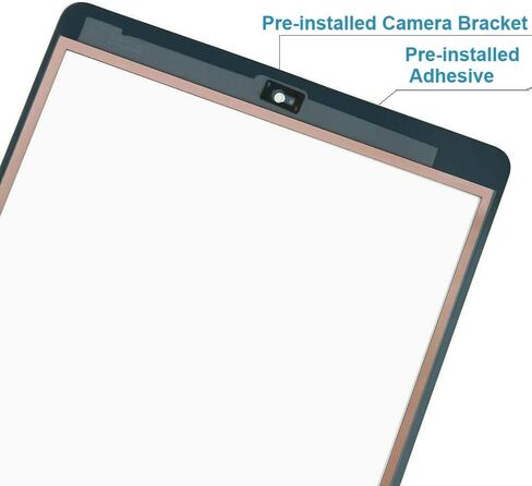 White Touch Screen Replacement Parts Digitizer Glass Assembly for iPad 7 7th Generation 2019 10.2 inch (A2197 A2198 A2200) with Home Button+Professional Tool Kit in Saudi Arabia