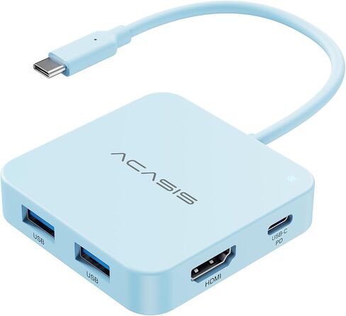 ACASIS USB C Hub 10Gbps, USB C to 4K 60Hz HDMI Adapter for Laptop/MacBook | 6-in-1 USBC Multiport Adapter with 100W Power Delivery, HDMI to USB C Adapter for Dell, Lenovo, Surface, iPad in Kuwait