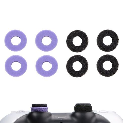 MOLOPPO 8 PCS Precision Rings Kit for PS4, for PS5, for Xbox-Combo I | for PS5 Accessories, for Xbox Accessories, Gaming Controller Enhancer-Black, White, Purple, Green in Saudi Arabia