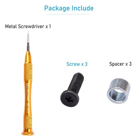 3Pcs SSD Screw for PS5 and 3Pcs Ring Replacement and Screwdriver for Sony PlayStation 5 Console Solid State Drive in Kuwait