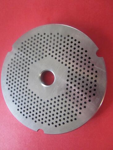 Size #32 FINE GRIND 1/16" holes. (2 mm holes) meat grinder disc plate. For bologna, hot dogs, Pate' and more in Saudi Arabia