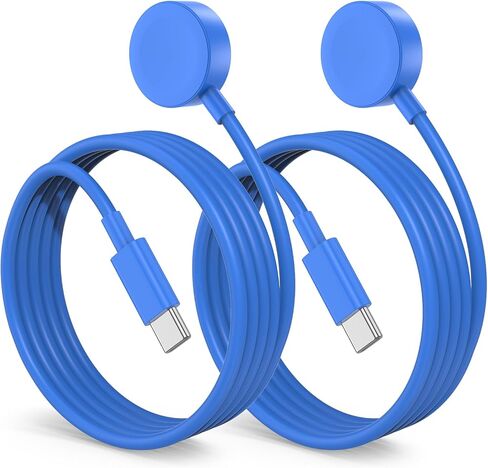 5W Fast Apple Watch Charger Cable,2Pack 3FT Type C iWatch Charger for iWatch Series Ultra 11/10,USB C Magnetic Wireless Fast i-Watch Charging Cord Compatible with iWatch Series 9/8/7/6/SE/SE2/5/4/3/2 in Saudi Arabia