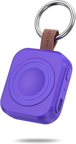 for Samsung Galaxy Watch Charger,1200mAh Portable Charger | for Samsung Galaxy Watch 8/8 Classic/7/Ultra/6/6 Classic/5/5 Pro/4/3,Active 2/1,Black (Not for Galaxy Watch 9) in Saudi Arabia