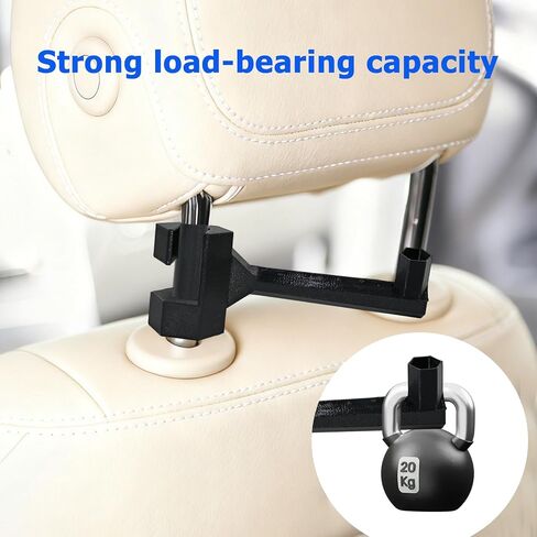 2-Pack Universal Bow Hanger for Truck & SUV, Quick Tool-Free Installation Headrest Bow Holder, Heavy-Duty Protective Compound Bow Rack for Secure Vehicle Storage & Hunting Transport in Saudi Arabia