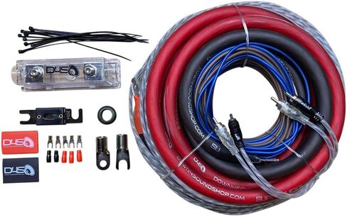 0 Gauge CCA Amplifier Install Kit Red/Black Car Audio SuperFlexx Wire with RCA in Saudi Arabia