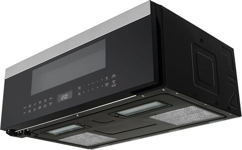 GE Profile 30" Over-the-Range Low Profile Microwave, 1.2 Cu. Ft., 1000 Watts, 400 CFM Hood Vent, LED Lighting, Auto Defrost, Installer-Friendly, Stainless Steel, UVM9125STSS in Saudi Arabia