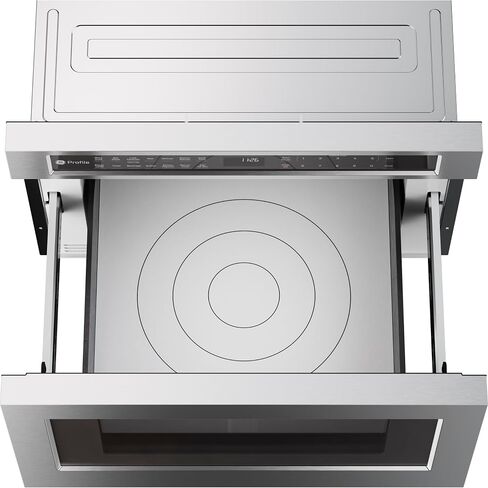 GE Profile PWL1126SWSS 1.2 Cu Ft Microwave Drawer, 1000W, Sensor Cooking, Easy-Glide Drawer, Touch Controls, Stainless Steel in Saudi Arabia