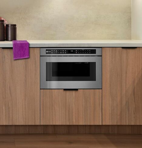GE Profile PWL1126SWSS 1.2 Cu Ft Microwave Drawer, 1000W, Sensor Cooking, Easy-Glide Drawer, Touch Controls, Stainless Steel in Saudi Arabia
