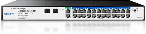 5-Port Ethernet PoE Switch (4 PoE Ports, 1 Uplink) with Extend Function, Easy Smart Managed Ethernet Switch, Plug & Play, Fanless Metal Design, VLAN, Qos,Desktop/Wall Mount in Saudi Arabia