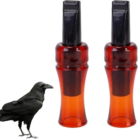 2Pcs Crow Call, Crow Caller to Attract Crows, Crow Whistle for Hunting and Birdwatching, Professional Crow Caller with Realistic Sound, Hunting Ideal Gift for Outdoor, Professional, Beginners in Saudi Arabia