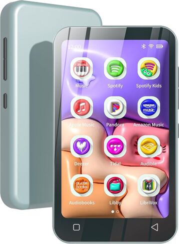 TIMMKOO 80GB Kids MP3 Player with Bluetooth, Parental Controls, Pre-Installed Spotify, Audible, 4" MP4 Player (Teal) in Kuwait