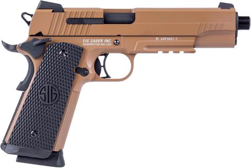 Sig Sauer 1911 Emperor Scorpion CO2-Powered Air Pistol | 4.5mm Steel BB Caliber Semi-Auto Gun with 17rd BB Mag, CO2 Cartridges Not Included in Kuwait