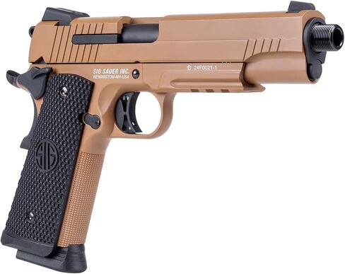 Sig Sauer 1911 Emperor Scorpion CO2-Powered Air Pistol | 4.5mm Steel BB Caliber Semi-Auto Gun with 17rd BB Mag, CO2 Cartridges Not Included in Kuwait