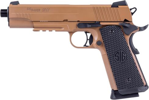 Sig Sauer 1911 Emperor Scorpion CO2-Powered Air Pistol | 4.5mm Steel BB Caliber Semi-Auto Gun with 17rd BB Mag, CO2 Cartridges Not Included in Kuwait