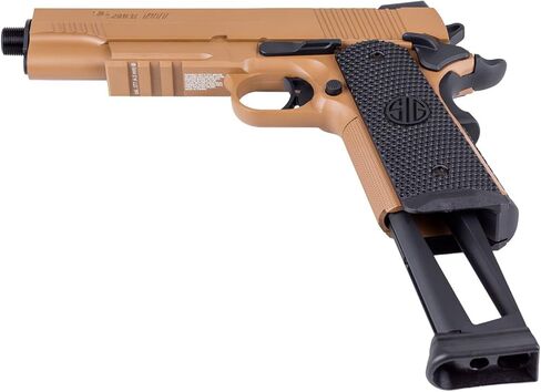 Sig Sauer 1911 Emperor Scorpion CO2-Powered Air Pistol | 4.5mm Steel BB Caliber Semi-Auto Gun with 17rd BB Mag, CO2 Cartridges Not Included in Kuwait