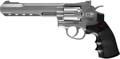 Crosman SR357 Full Metal CO2 BB Revolver - 6-Shot | Swing-Out Cylinder - Reusable Cartridges - Adjustable Rear Sight in Saudi Arabia