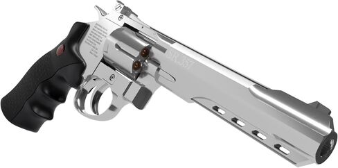 Crosman SR357 Full Metal CO2 BB Revolver - 6-Shot | Swing-Out Cylinder - Reusable Cartridges - Adjustable Rear Sight in Saudi Arabia