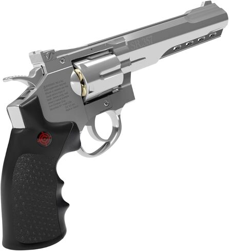 Crosman SR357 Full Metal CO2 BB Revolver - 6-Shot | Swing-Out Cylinder - Reusable Cartridges - Adjustable Rear Sight in Saudi Arabia