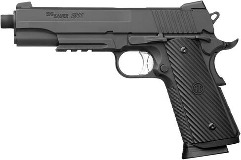 SIG SAUER 1911 TACOPS CO2 BB Air Pistol | Semi-Auto Blowback, 4.5mm (.177) Steel BB, 17rd Drop-Free Magazine, CO2 Powered, Full Metal Construction, Ambidextrous Safety in Kuwait