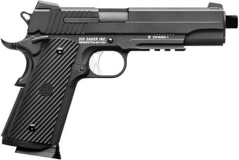 SIG SAUER 1911 TACOPS CO2 BB Air Pistol | Semi-Auto Blowback, 4.5mm (.177) Steel BB, 17rd Drop-Free Magazine, CO2 Powered, Full Metal Construction, Ambidextrous Safety in Kuwait