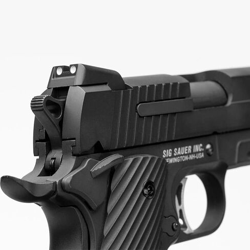 SIG SAUER 1911 TACOPS CO2 BB Air Pistol | Semi-Auto Blowback, 4.5mm (.177) Steel BB, 17rd Drop-Free Magazine, CO2 Powered, Full Metal Construction, Ambidextrous Safety in Kuwait