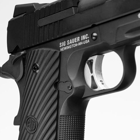 SIG SAUER 1911 TACOPS CO2 BB Air Pistol | Semi-Auto Blowback, 4.5mm (.177) Steel BB, 17rd Drop-Free Magazine, CO2 Powered, Full Metal Construction, Ambidextrous Safety in Kuwait