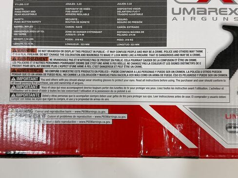 Umarex Avera .177 Caliber Pellet Gun Air Pistol in Kuwait