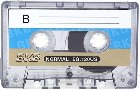 Standard Sound Cassette Tape 90 Minutes Empty Tape for Voice, Music & Dictation, Works with Most Players in Saudi Arabia