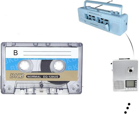 Standard Sound Cassette Tape 90 Minutes Empty Tape for Voice, Music & Dictation, Works with Most Players in Saudi Arabia