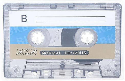 Standard Sound Cassette Tape 90 Minutes Empty Tape for Voice, Music & Dictation, Works with Most Players in Saudi Arabia