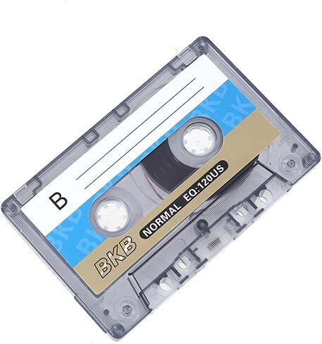Standard Sound Cassette Tape 90 Minutes Empty Tape for Voice, Music & Dictation, Works with Most Players in Saudi Arabia