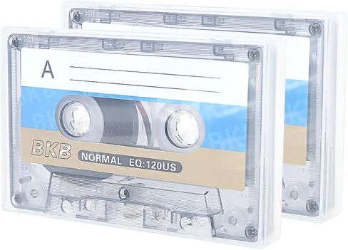 Standard Sound Cassette Tape 90 Minutes Empty Tape for Voice, Music & Dictation, Works with Most Players in Saudi Arabia